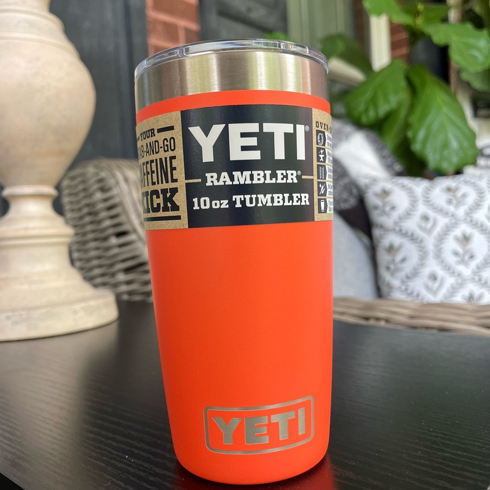 YETI Rambler 10 oz Tumbler in Papaya